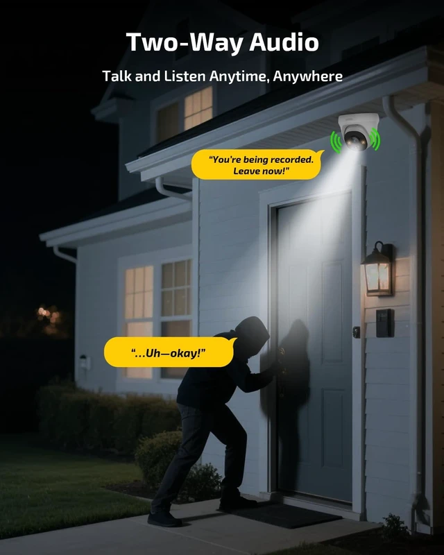 Alt view image 4 of 5 - OHWOAI 4K Add-on POE Camera for Wired Security Camera System Outdoor