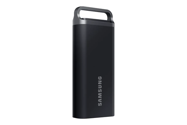 Alt view image 2 of 5 - Samsung Portable SSD T5 EVO, 2 TB, USB 3.2 Gen. 1, 460 MB/s Read, 460 MB/s Write, External Hard Drive for Mac, PC, Android, Smart TVs and Game Consoles, Incl. USB-C Cable, MU-PH2T0S/EU