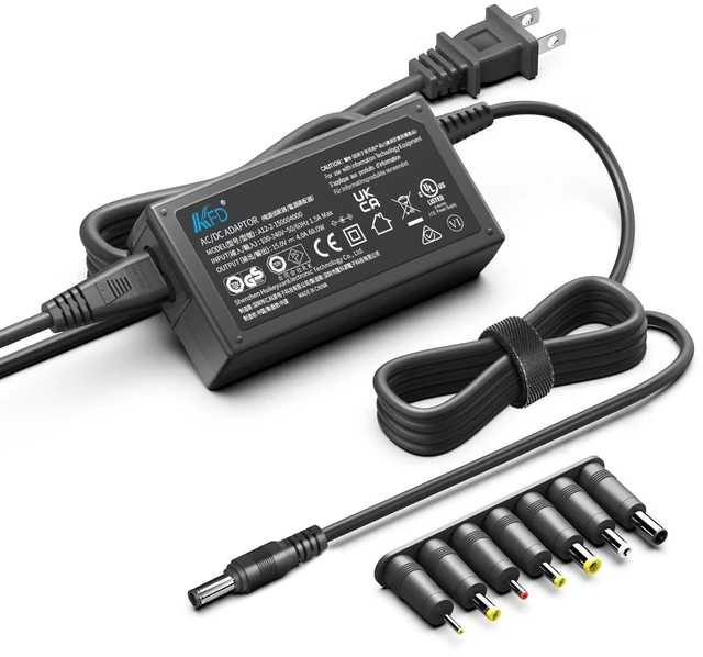Main image of KFD 15V 4A Universal Power Supply for Neewer LUME Cube Right Light Power Cord Anker Soundcore Rave Mini A3390,BeoPlay A2 Sony SRS-XB3 Speaker Native Instruments NI Traktor Kontrol Charger Adapter