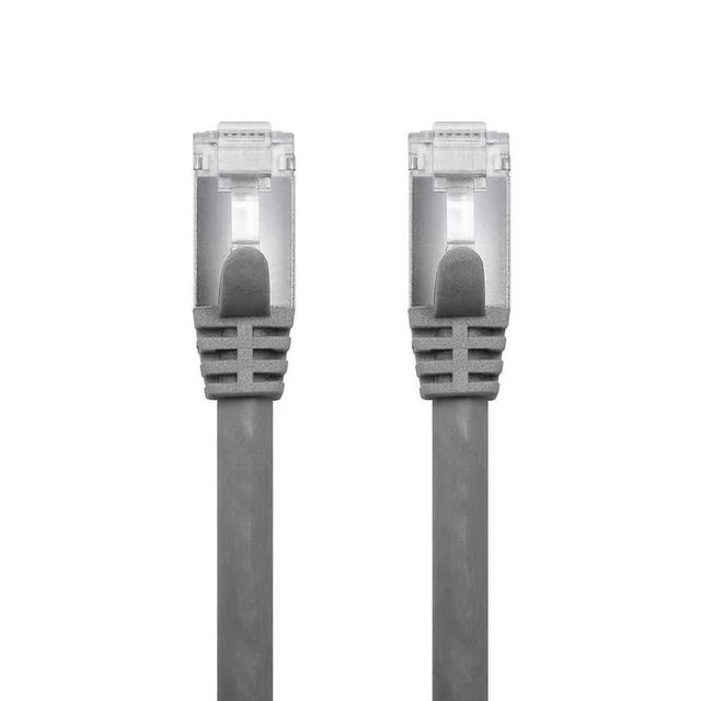 Alt view image 2 of 5 - Buhbo 3 ft CAT7 Shielded RJ45 Ethernet Snagless Cable (24-Pack) Gray