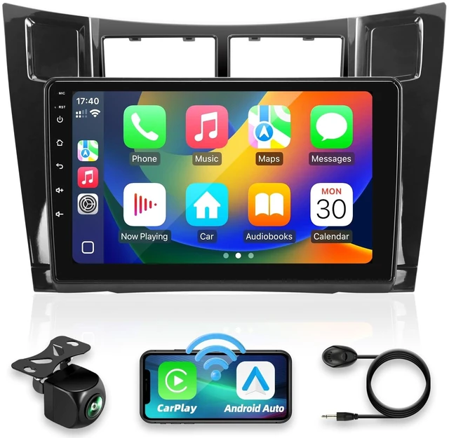 Main image of Crownyu for Toyota Yaris Hatchback 2007-2011 Radio Stereo Carplay Auto