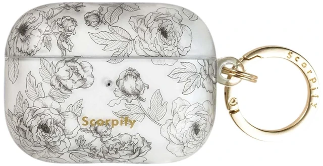 Main image of SCORPIFY for AirPods Pro Case 1 & 2 (1st & 2nd Generation, 2019/2022) with Keychain, Compatible with Apple AirPod Pro 1 & 2, Cute Protective Hard Shell Cover, Earbuds Case for Women - Queen