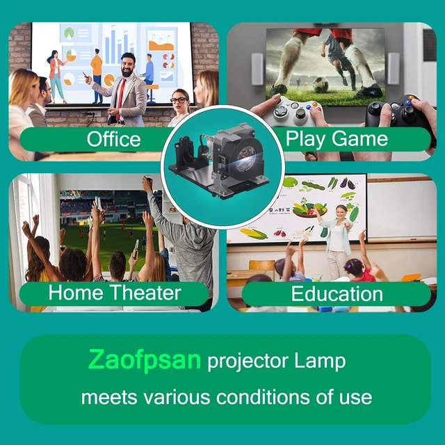 Alt view image 2 of 5 - Zaofpsan NP39LP A+ Quality Replacement Projector Lamp for NEC NP-P502H NP-P502HJD NP-P502W NP-P502WJD P502H P502HL P502W Bulb with Housing