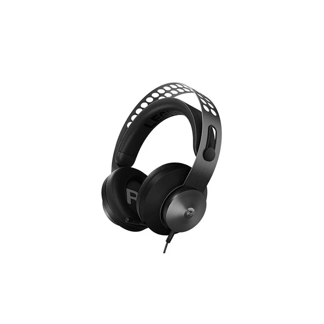 Alt view image 5 of 5 - Lenovo Legion H500 PRO 7.1 Surround Sound Gaming Headset, Noise-Cancelling Mic, Memory Foam & PU Leather Earcups, Stainless Steel Headband, PC, PS4, Xbox One, Nintendo Switch, GXD0T69864, Black