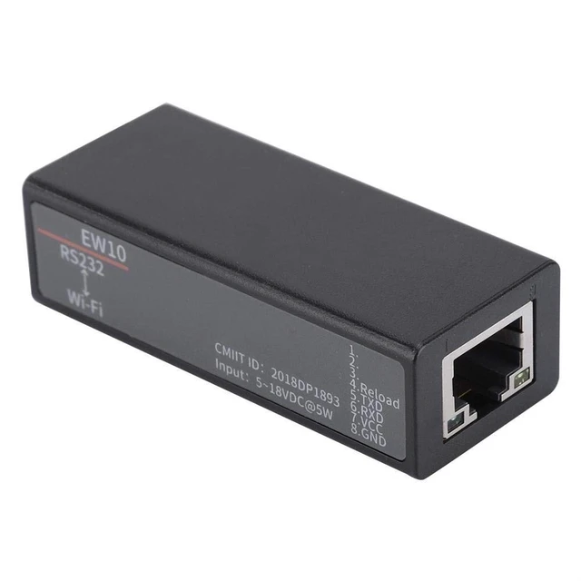 Alt view image 4 of 5 - Pomya Serial Server -EW10 to Ethernet RS232 Networking Modbus,RS232 to Device Server