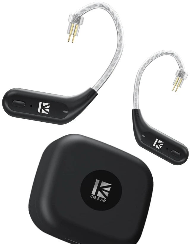 Main image of KBEAR BT15 PRO Bluetooth Headphone Adapter, IEM Wireless Adapter, Upgraded Bluetooth 5.4 Adapter, in Ear Monitors IEM Cable for KZ ZSN PROX/ZS12 PRO/ZS10 PRO/ZAR/ZAS/CCA CRA/KBEAR KS1 (2 Pins,