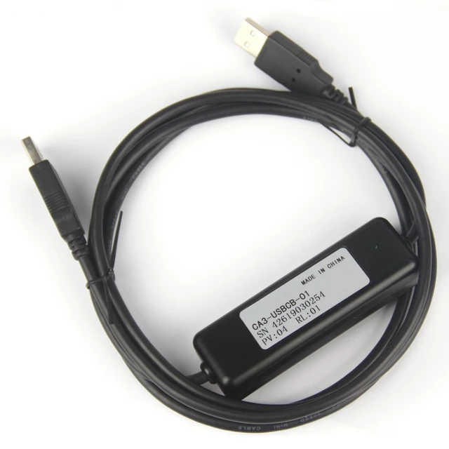Alt view image 5 of 5 - ELECANE CA3-USBCB-01 Programming Connection Cable A Screen Transfer Cable Compatible with Pro-face GP3000 and GP4000 Series