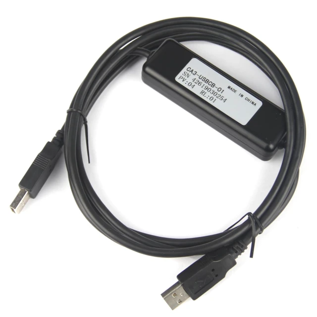 Alt view image 2 of 5 - ELECANE CA3-USBCB-01 Programming Connection Cable A Screen Transfer Cable Compatible with Pro-face GP3000 and GP4000 Series