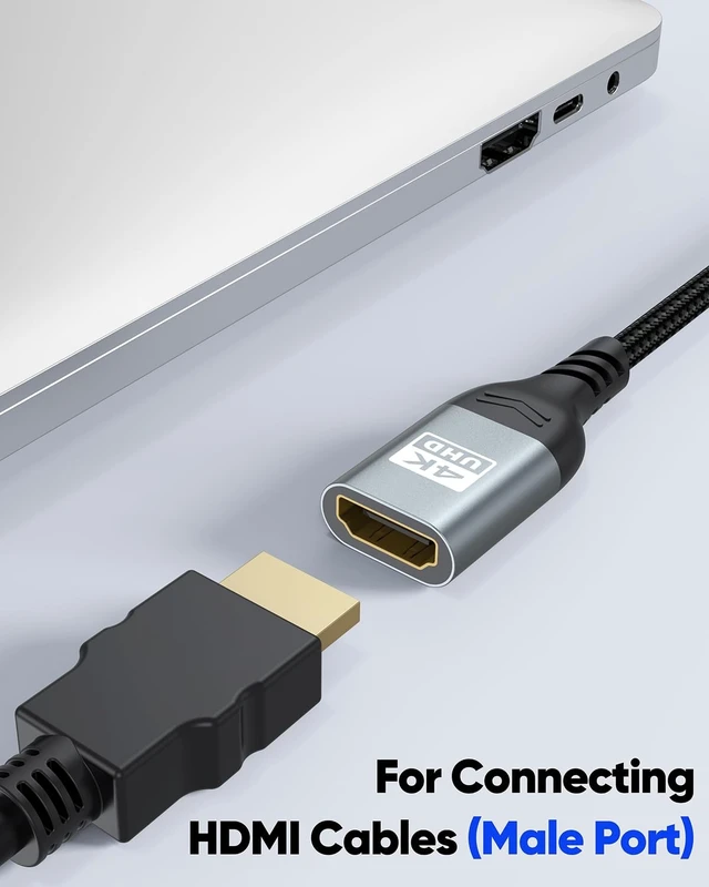 Alt view image 3 of 5 - ZeniKon HDMI Extension Cable 30 FT, 4K HDMI Extender Cable