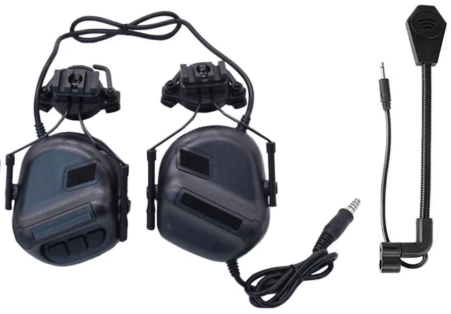 Main image of JFFCESTORE Tactical Headset No Noise Reduction for Z.Tactical Series PTT(Black)