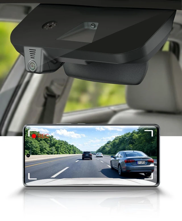 Main image of Fitcamx 4K Dash Cam Suitable for Honda Pilot 2016-2022 & Passport 2019-2025 (DZ-0337/NO Sensor Bump), OEM Factory Look, UHD 2160P Video, WiFi & APP, Loop Recording, G-Sensor, Plug & Play, 64GB Card