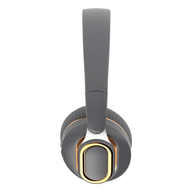 Alt view image 4 of 5 - KUUCAT H7 Foldable Bluetooth Over-the-Ear Wireless Headphones, Gray