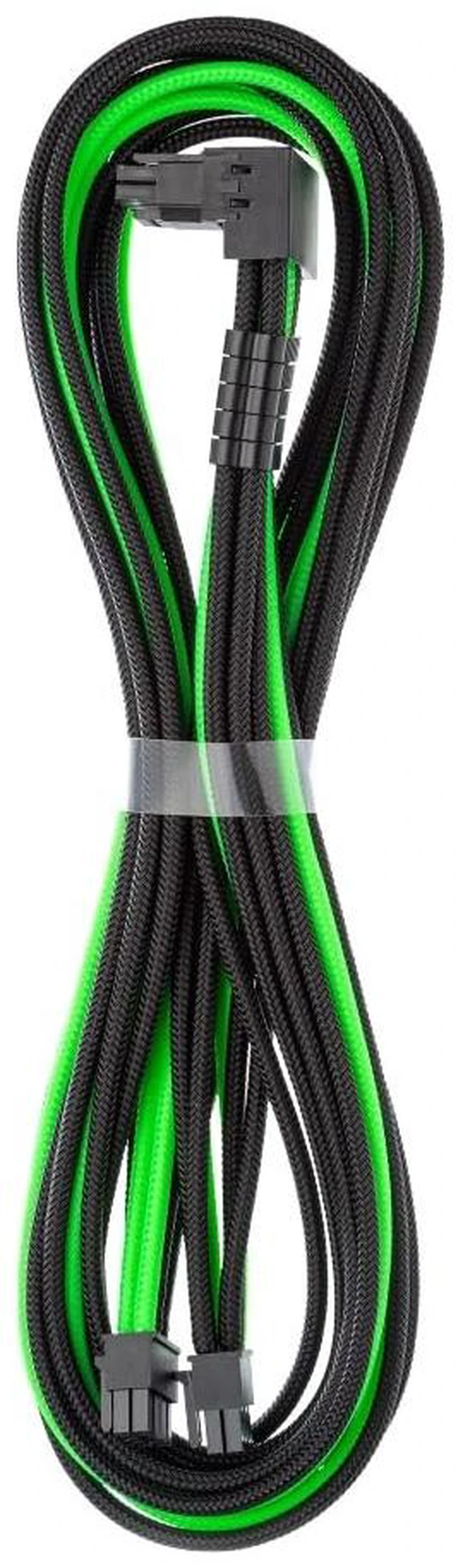 Main image of CableMod Pro ModMesh 12V-2x6 PCIe Cable for Corsair T5 (Blk+LTG, 2x8p,90A)