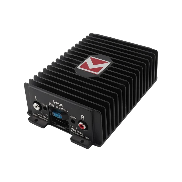 Alt view image 4 of 5 - 4 Channel Car Amplifier, 80Wx4 Audio Modification Power Amplifier, Multichannel Stereo Amplifier, Car Audio Digital Sound Processor Class A/B for Android Car Player