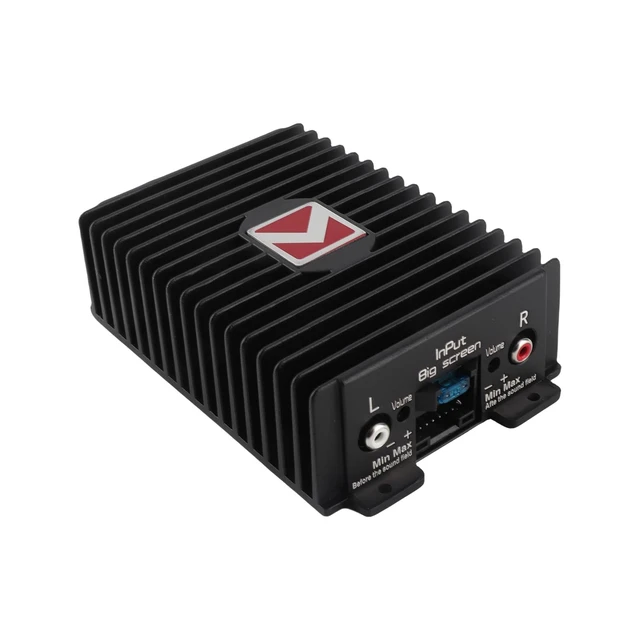 Alt view image 5 of 5 - 4 Channel Car Amplifier, 80Wx4 Audio Modification Power Amplifier, Multichannel Stereo Amplifier, Car Audio Digital Sound Processor Class A/B for Android Car Player