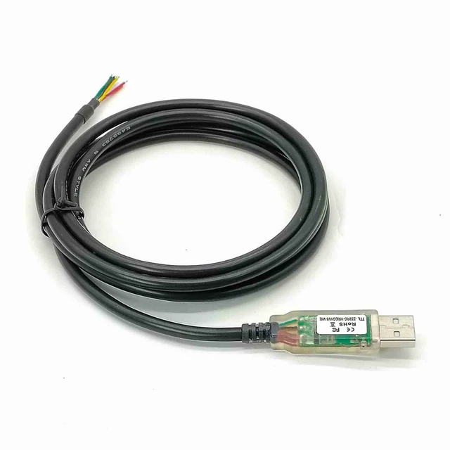 Alt view image 4 of 5 - GXMRHWY USB Type A TTL with Chipset Serial Cable for TTL-232RG-VREG1V8-WE 1.8Meter