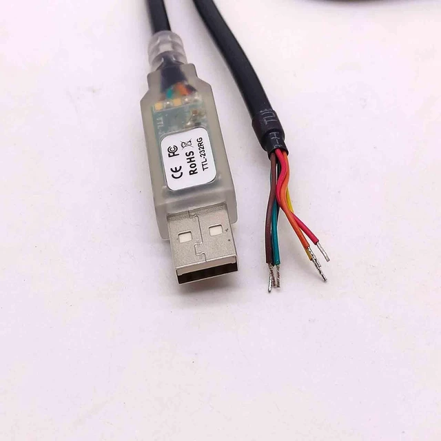 Alt view image 2 of 5 - GXMRHWY USB Type A TTL with Chipset Serial Cable for TTL-232RG-VREG1V8-WE 1.8Meter