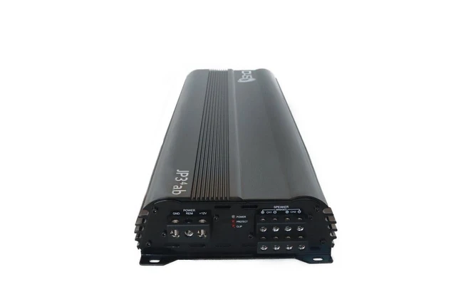 Alt view image 4 of 4 - DOWN4SOUND JP34 AB Black Gloss 4 Channel Car Audio Amplifier ^^ 590W RMS Class AB Power Amp ^^ Car Stereo Speaker Amplifier ^^ High-Performance Automotive Sound