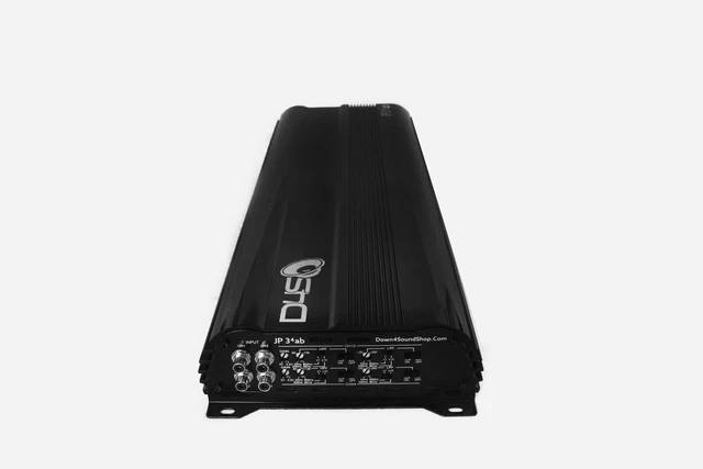 Alt view image 3 of 4 - DOWN4SOUND JP34 AB Black Gloss 4 Channel Car Audio Amplifier ^^ 590W RMS Class AB Power Amp ^^ Car Stereo Speaker Amplifier ^^ High-Performance Automotive Sound