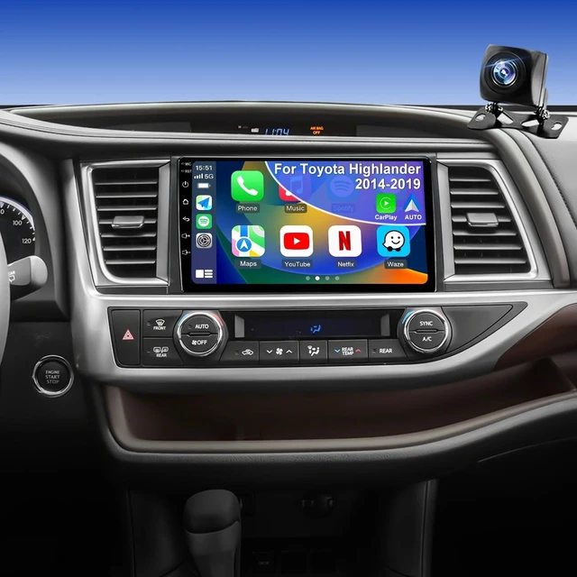 Main image of 4Core 64GB 5GWiFi Upgrade Car Radio Stereo for Toyota Highlander 2014-2019
