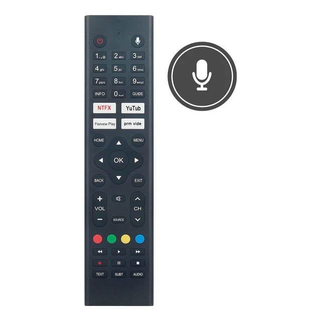 Alt view image 2 of 5 - Replacement Voice Remote 280401011330 Fit for RCA TV RTA3201 RTA4302