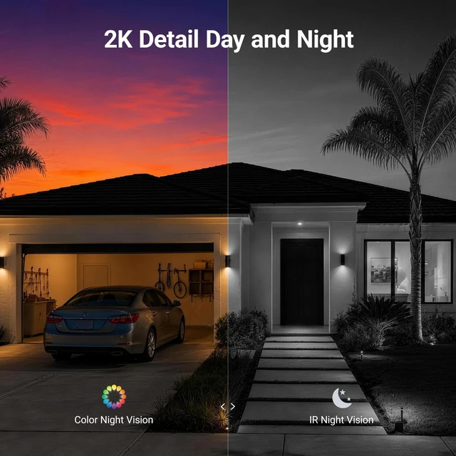 Alt view image 5 of 5 - ELYSOO 4G LTE Cellular Security Cameras, 24/7 Recording, Solar Powered Outdoor Cam No WiFi Needed for Farm&Ranch, 2K Night Vision, Built in eSIM Card(Support Verizon/AT&T/T-Mobile) - Black