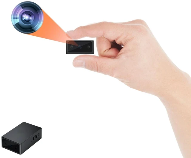 Main image of JINGRONGHUA Hidden Camera Spy Camera, Mini Cameras, HD 1080P, Portable Cameras, Indoor Nanny Cam,with Night Vision, Motion Detection, Loop Record, Gravity Sensor, 512GB Max, No-WiFi&APPS