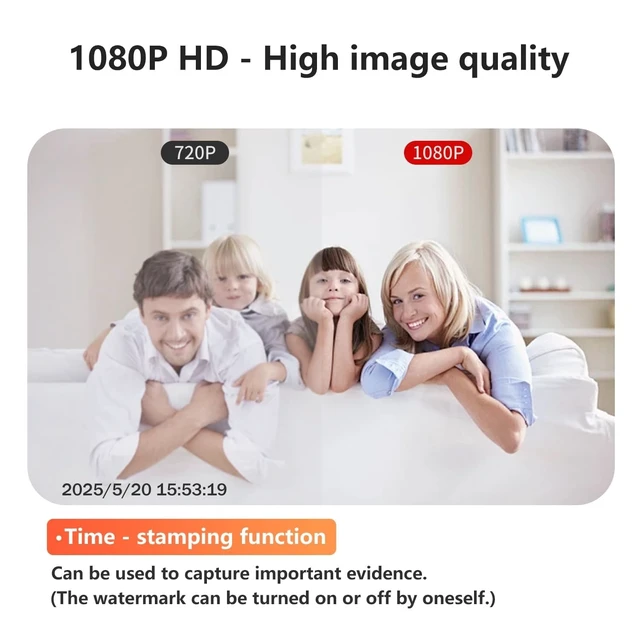 Alt view image 3 of 5 - JINGRONGHUA Hidden Camera Spy Camera, Mini Cameras, HD 1080P, Portable Cameras, Indoor Nanny Cam,with Night Vision, Motion Detection, Loop Record, Gravity Sensor, 512GB Max, No-WiFi&APPS