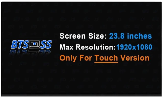 Main image of Screen Replacement LM238WF5-SSE5 for HP 24-df0137c 24-df0076 24-df1056 24-df1076 24-df1367C 24-df1237C 24-df1270 L91416-002 L66617-001 LM238WF5 SS E5 LCD Touch Display Panel FHD 1080P