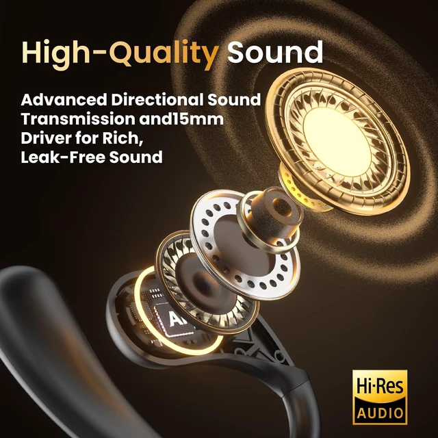 Alt view image 3 of 5 - AI Translation Earbuds Real Time144 Language & Accents Translator OWS EarbudsTranslation Device for Travel Business LearningAudifonos Traductores Ingles Espanol (Black)