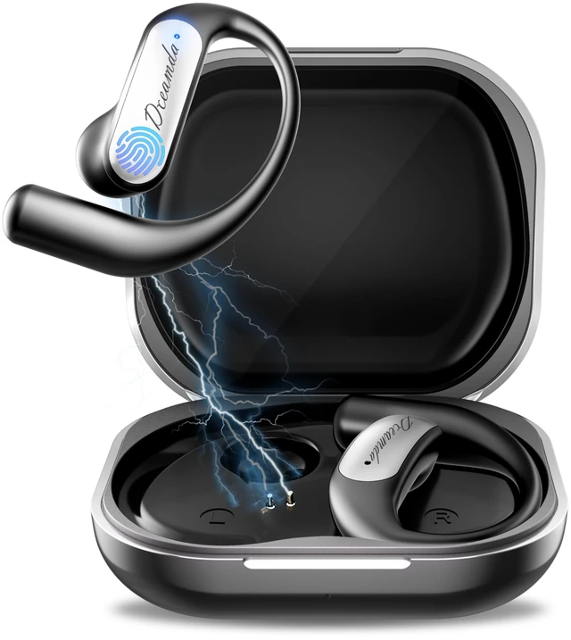 Main image of AI Translation Earbuds Real Time144 Language & Accents Translator OWS EarbudsTranslation Device for Travel Business LearningAudifonos Traductores Ingles Espanol (Black)