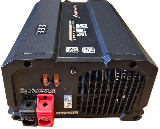 Alt view image 3 of 5 - PowerMax PM3-50-24-SME 50A 24V Converter Charger Lithium Ready