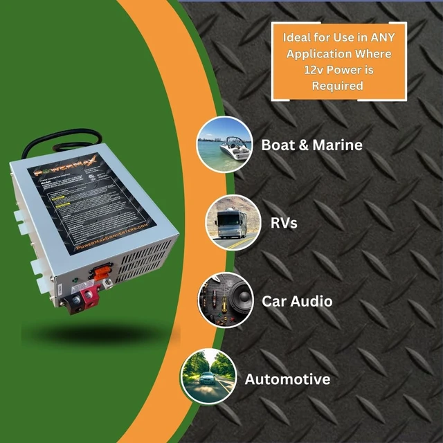 Alt view image 5 of 5 - PowerMax PM3-50-24-SME 50A 24V Converter Charger Lithium Ready