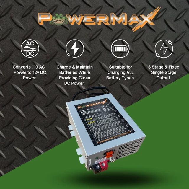 Alt view image 4 of 5 - PowerMax PM3-50-24-SME 50A 24V Converter Charger Lithium Ready