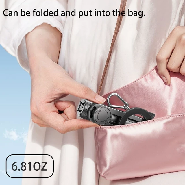 Alt view image 3 of 5 - Magnetic Mini Selfie Stick Tripod Compatible with MagSafe for iPhone