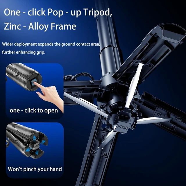 Alt view image 5 of 5 - Magnetic Mini Selfie Stick Tripod Compatible with MagSafe for iPhone