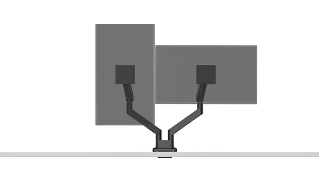 Alt view image 5 of 5 - BenQ ErgoArm BDL01 Dual Monitor Arm for 2 Screens up to 35" & 24 lbs. Black