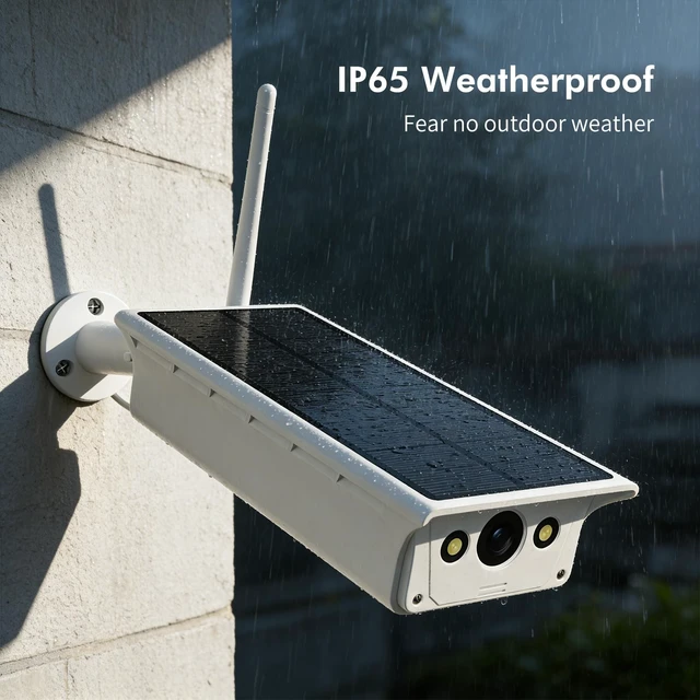 Alt view image 5 of 5 - XMSLSPKJ Solar Security Camera Outdoor Wireless WiFi, No Subscription,Built in SD,AI Detect and Hi-Perf Battery, Reliable Below -10C for Outdoor Surveillance. Solar Powered Home Security Camera