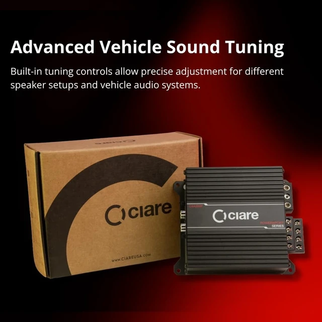 Alt view image 4 of 5 - CIARE C4A300 4-Channel Car Audio Amplifier
