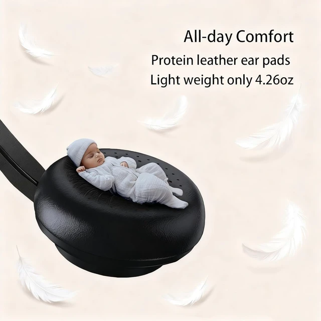 Alt view image 3 of 5 - Arama USB Headset with Microphone for PC, Computer Headset with Microphone, Noise Cancelling Adjustable Volume Control Lightweight, for Laptop Business Skype UC Webinar Call Center Office(802)