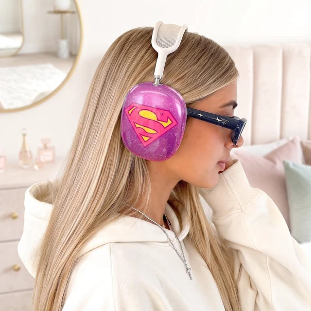 Alt view image 2 of 5 - VELVET CAVIAR Case Cover for AirPods Max 2 & 1 - Cute Protective Headphone Accesssories (Supergirl Stardust Glitter)