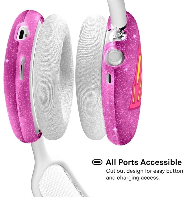 Alt view image 4 of 5 - VELVET CAVIAR Case Cover for AirPods Max 2 & 1 - Cute Protective Headphone Accesssories (Supergirl Stardust Glitter)