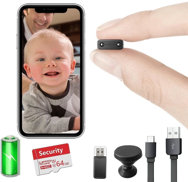 Main image of Free 64G Smallest Wireless Battery Camera,HD1080P Security Camera,Baby Monitor,Mini Camera,Nanny Cam with Night Vision,Motion Detection,Cloud Storage Remote Viewing for Security withiOS Android