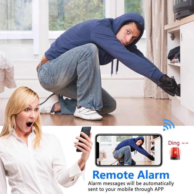 Alt view image 4 of 5 - Free 64G Smallest Wireless Battery Camera,HD1080P Security Camera,Baby Monitor,Mini Camera,Nanny Cam with Night Vision,Motion Detection,Cloud Storage Remote Viewing for Security withiOS Android