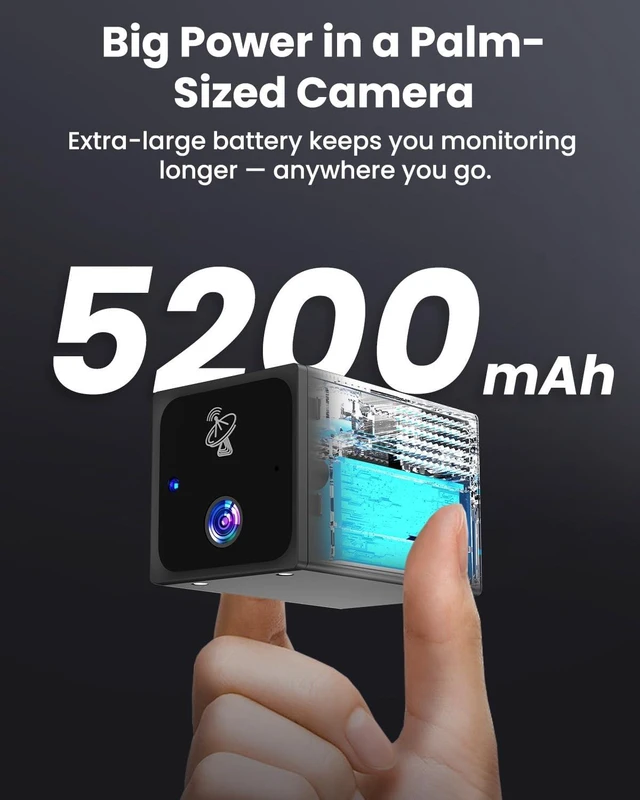 Alt view image 4 of 5 - 4G LTE Spy Camera No WiFi with SIM Card, 4K Mini Hidden Camera for Car