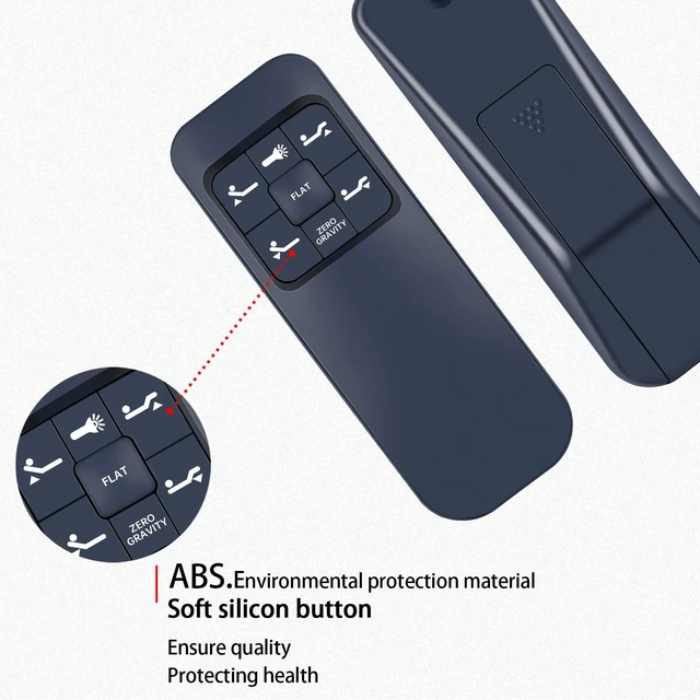 Alt view image 3 of 5 - Remote for MLILY EGOHOME BLADJ-12F MUAD-350-12TX BLADJ-14Q Adjustable Bed