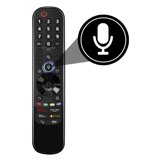 Alt view image 2 of 5 - AKB76039905 MR22GA Voice Replacement Remote fit for LG OLED UHD Smart TV