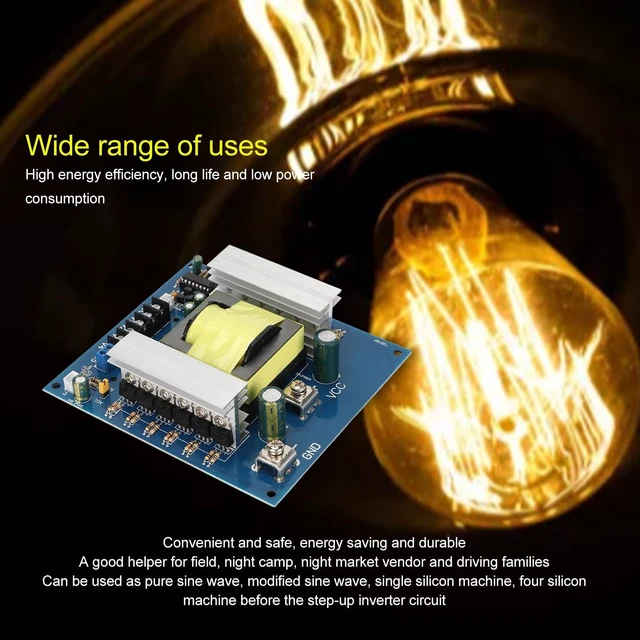 Alt view image 2 of 5 - 1000W Inverter Board DC12V Step Up Module Camping