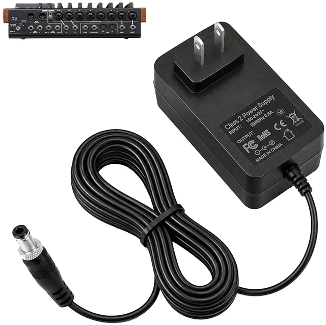 Main image of 15V Power Adapter Charger for TASCAM PS-M1524A Power Supply for TASCAM Model 12 Mixer Recorder Controller Power Supply Cord Cable Charger PSU