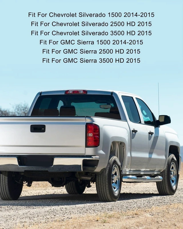 Alt view image 5 of 5 - Backup Camera Tailgate Handle Fit for Chevy Silverado GMC Sierra, Black